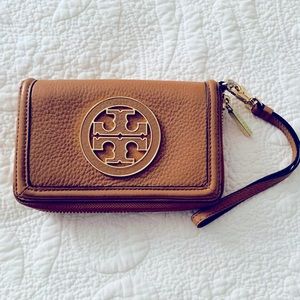 Tory Burch Royal Tan Wristlet